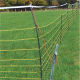 Síť na elektrické ohradníky proti vlkům, 50m,120cm, žlutá