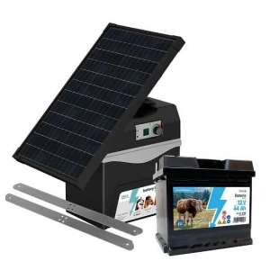 Bateriový zdroj fencee battery DUO BD10 + solární panel 30 W + konzole + baterie 44 Ah