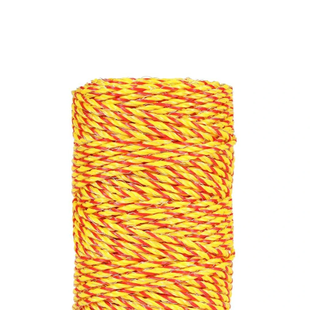 Lanko žlutooranžové pro elektrický ohradník, 2,5 mm/100 metrů