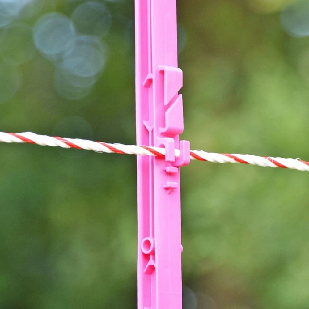 Výpasná tyč 155/133 cm, kovový hrot růžová