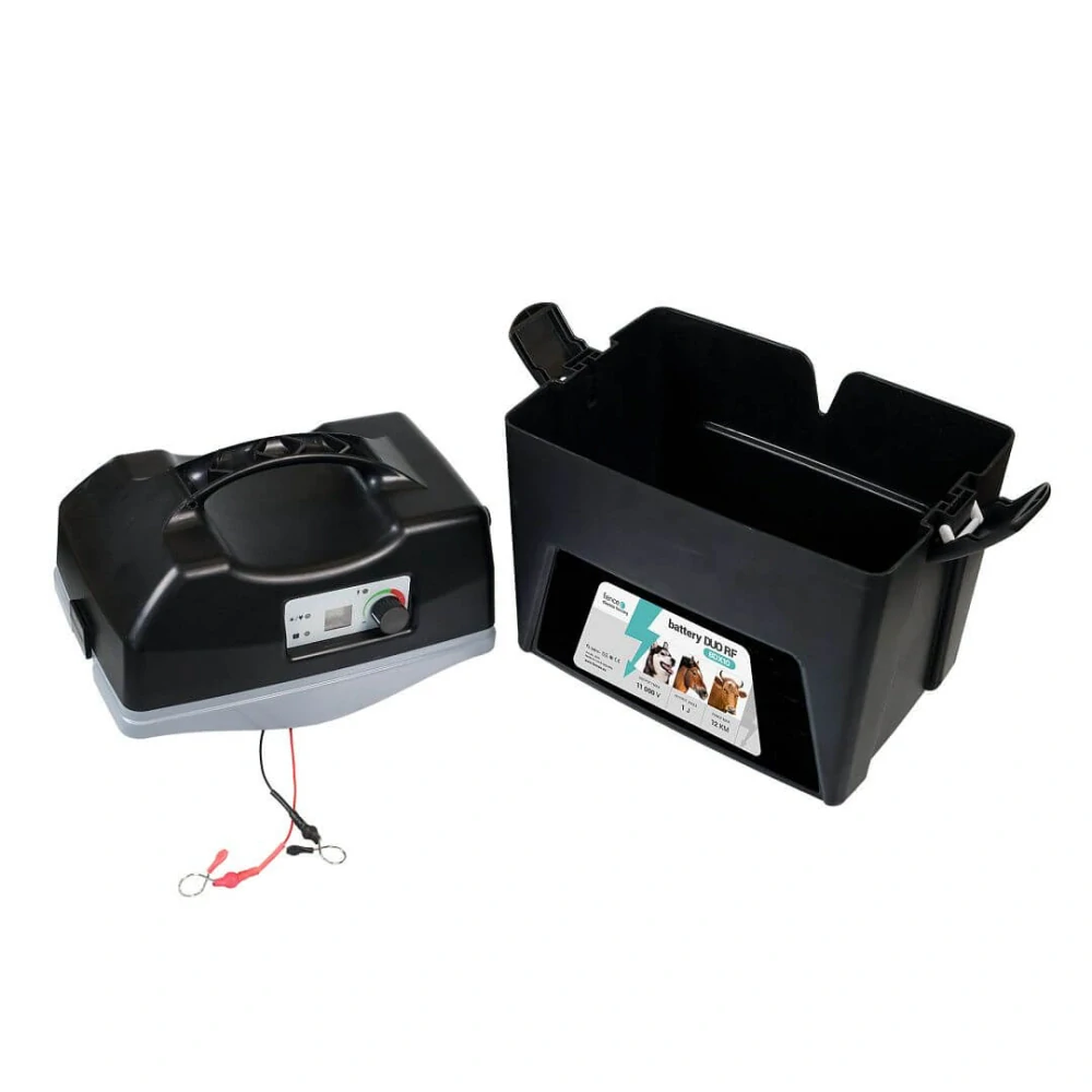 Bateriový zdroj fencee battery DUO BD10 + solární panel 30 W + konzole