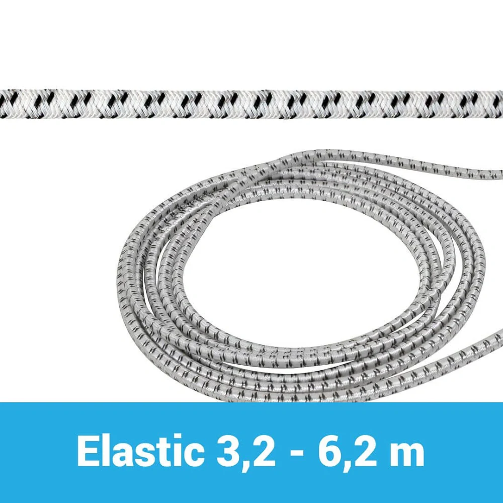 Vchodová brána s gumou pro elektrické ohradníky - 3,2 m až 6,2 m