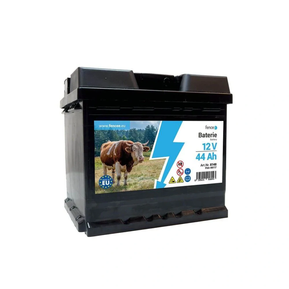 Bateriový zdroj fencee battery DUO BD10 + solární panel 30 W + konzole + baterie 44 Ah